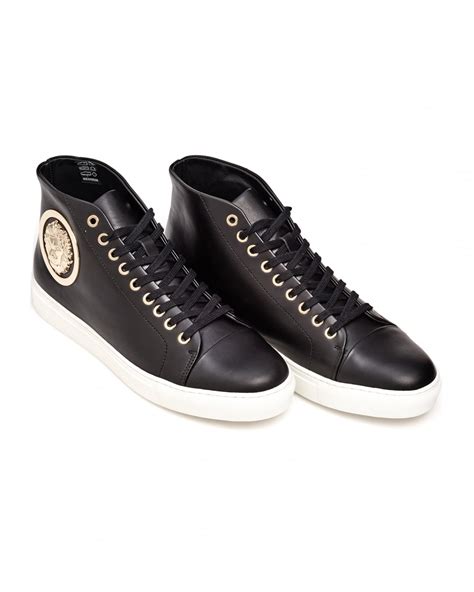 versus versace sneakers uomo|Versace zipped high top sneakers.